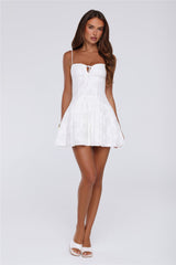 Love In Lights Mini Dress White