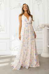 Chasing Moonbeams Maxi Dress Cream