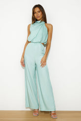 Her Values Jumpsuit Sage