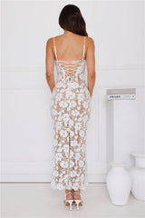 Bellerose Lace Maxi Dress White