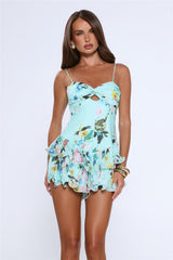 Serve Looks Romper Aqua