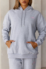 BASE Slip On Sydney Hoodie Grey Marle