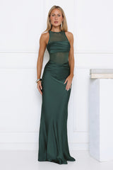 Captivating Smile Maxi Dress Green